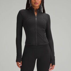 Black Crop Lululemon Define Jacket - size 4
